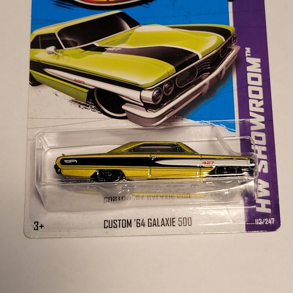 Hot Wheels HW Showroom Custom '64 Galaxie 500 113/247 2013 New Sealed - Picture 3 of 3